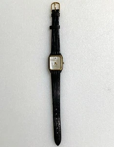 Adolfo Gemstone Quartz Watch Genuine Lizard Band W. German MVT - New Battery - Picture 1 of 5