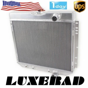 Radiador de aluminio 340 3 filas para Ford Mustang 67-69 1967-1970 Mercury Cougar V8 - Imagen 1 de 11