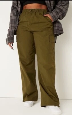 Pantalones cargo Victoria's Secret ROSA de gran tamaño paracaídas GRANDES Foto 1 de 4