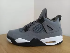 Nike Air Jordan 4 Retro GRIS FRÍO Baloncesto Tenis Zapatos Entrenadores Reino Unido 7 - Imagen 1 de 10