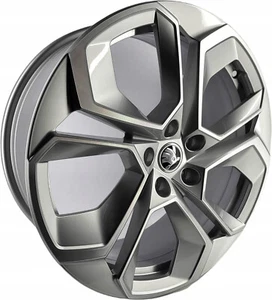 JEU DE JANTES ALU D'ORIGINE 19 POUCES SKODA OCTAVIA 4 5E3601025T ALTAIR NEUF - Picture 1 of 8