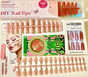New WICKED Movie Ariana Grande GLINDA Red Shiz Pin Badge w/ Matching Nail Sets! - Picture 1 of 15