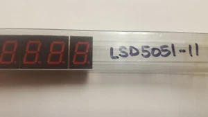 Lot of 20 Part # LSD5051-11 LED 7SEG DISPLAY RED BLACK .5”X.75”   - Picture 1 of 5