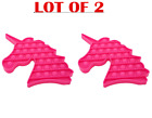 Almar Sales Company Bubble Snap Fidget Pop-It Toys - Unicorn, Pink (LOT OF 2)