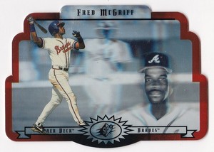 FRED McGRIFF 1996 SPx Baseball # 3 Atlanta Braves NM - MT