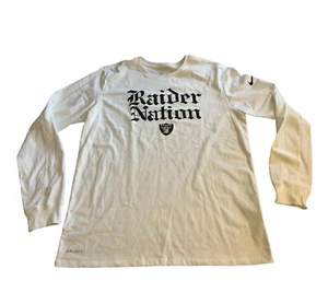 Nike Las Vegas Raiders Nation Langarmshirt Größe Large AV6988-100 SELTEN - Bild 1 von 7