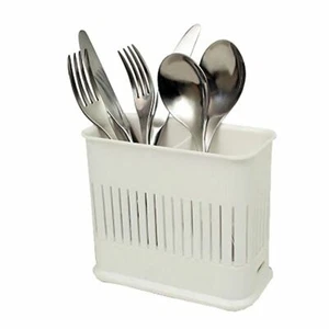 D.LINE PLASTIC CUTLERY DRAINER - WHITE - Picture 1 of 2