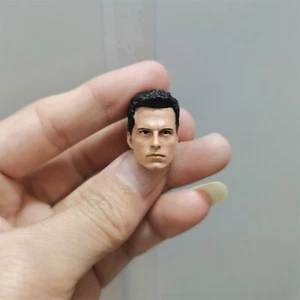 Modellino testa maschio scala 1/12 scolpito fai da te 6 pollici fumetti eroi Tom Man action figure - Foto 1 di 3