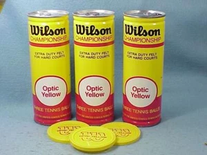 Wilson Yellow Tennis Ball Can - - Picture 1 of 1
