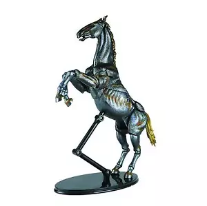 KAIYODO TAKEYASHIKI JIZAI OKIMONO KT-007 HORSE FIGURE IRON VERSION MODELING NEW - Picture 1 of 6