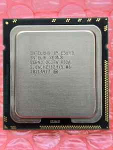 Lot of 4 Intel Xeon E5640 SLBVC 8M Cache 2.66 GHz, 6.40 GT/s CPU - Picture 1 of 1