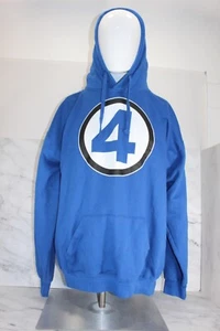 Marvel Fantastic Four Symbol Kostüm Hoodie Blau XXL - Bild 1 von 5