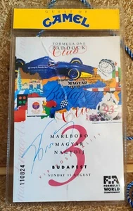F1 ALAIN PROST SIGNED  PADDOCK PASS CAMEL VIP HOSPITALITY HUNGARIAN GP 1993 - Picture 1 of 7