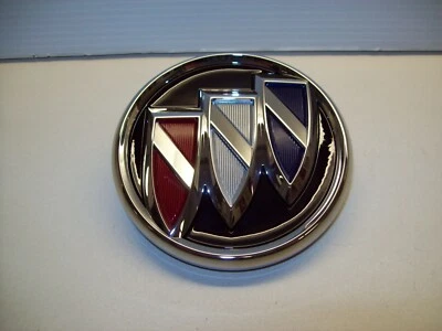 2017 2018 2019 Buick LaCrosse Trunklid Release/Tri-Shield Emblem OEM# 90802069 - Image 1 of 4
