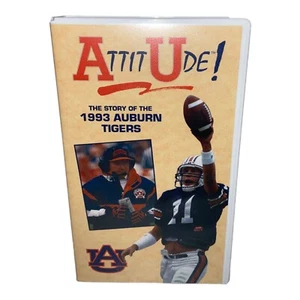 Attitude! The Story of the 1993 Auburn Tigers Football VHS Vintage - Picture 1 of 4