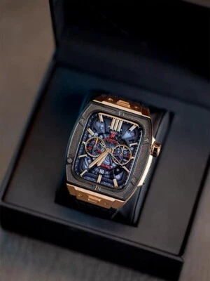 Kit de modificação de luxo Bigbang caixa e pulseira de aço inoxidável para Apple Watch Series - Imagem 1 de 4