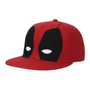 Deadpool Big Face Flat Bill Snapback Mütze - Bild 1 von 4