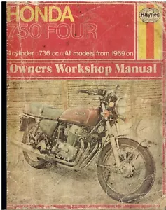 HONDA CB750 & CB750F (1969-74) OWNERS WORKSHOP MANUAL - Picture 1 of 1