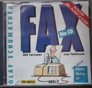 PC CD-ROM Fax - Die CD (Heel Verlag) 300 Cartoons zum Telefaxen - Picture 1 of 3