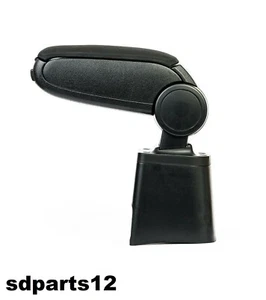Bracciolo Portaoggetti Specifico Tessuto Nero Per Seat Cordoba 6L 2002-2008 - Foto 1 di 6