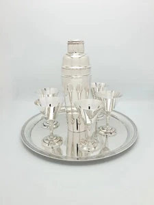 Magnificent Mappin & Webb Cocktail Shaker Set c1930 – Art Deco Barware Set - Picture 1 of 9