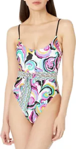 Sunshine 79 Women's Over The Shoulder One Piece Swimsuit, 4 - Picture 1 of 4