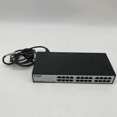 D-Link DES-1024D Black 24-Ports Energy Efficient Rack Mountable Ethernet Switch - Image 1 of 4