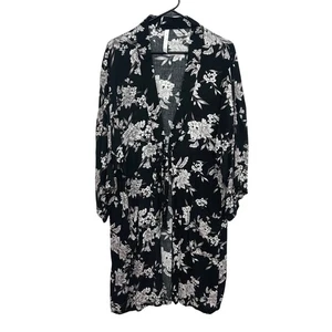 Plumero Kimono Floral Gángster Espiritual Boho Festival Artístico Hippie Encubrimiento OS - Imagen 1 de 9