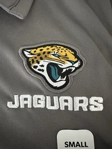 Jacksonville Jaguars Polo NFL Shirt Men’s Gray dri-fit NWT Small - Picture 1 of 5