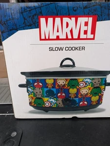 Olla de cocción lenta de 7 cuartos de galón Marvel personajes Kawaii - Imagen 1 de 2