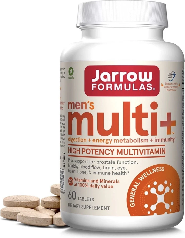 Multivitamínico para Hombre Multi+, 60 Comprimidos, Suministro para 30 Días Foto 1 de 1