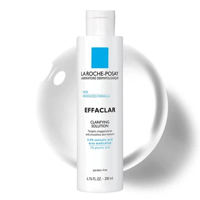 Effaclar Clarifying Solution Acne Toner with Salicylic Acid and Glycolic Acid, P - Image 1 of 4