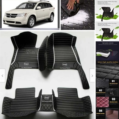 For Dodge Journey Car Floor Mats Carpets Cargo Liners Custom All Weather Foto 1 de 4