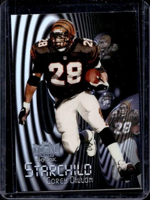 1999 Skybox Metal Universe Corey Dillon Starchild #15 SC Bengals - Image 1 of 2
