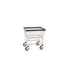 R&B Wire 100E Standard Wire Frame Metal Laundry Cart - Chrome