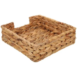 Straw Tissue Box Napkin Basket for Paper Napkins Holder Farmhouse Style - Picture 1 of 12