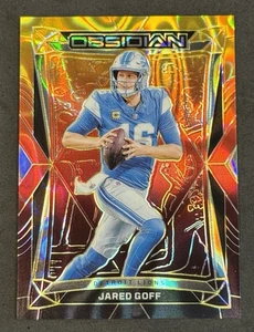 2024 Panini Obsidian Jared Goff FOTL Molten Parallel 6/14 Detroit Lions - Picture 1 of 2