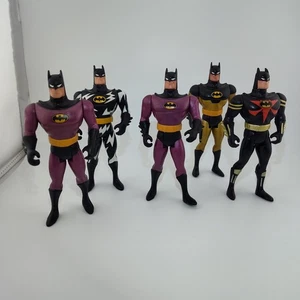 1993 Batman Action Figuren Konvolut Lila Gold Schwarz Weiß Vintage Spielzeug Blitz - Bild 1 von 13