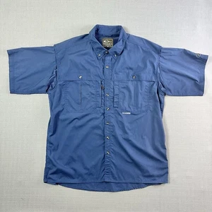 DRAKE Waterfowl Wingshooter Herren belüftetes Hemd Navy XL Angeln - Bild 1 von 11
