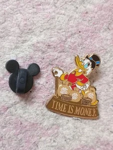 Rare Disney SEA Scrooge McDuck Time Is Money Pin - Picture 1 of 2