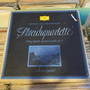 3LP String Quartets op.18, Amadeus Quartets VG+ Classical Vinyl - Picture 1 of 15