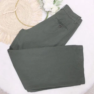 Madewell The Harlow Hose mit weitem Bein in Dark Forest Größe 00 - Bild 1 von 11