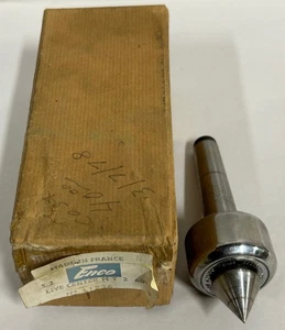 Vintage Emco 2MT Machinist Toolmaker Lathe Live Center Made In France (A18) - Picture 1 of 9