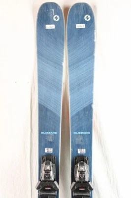 20-21 Blizzard Black Pearl 88 Used Womens Skis w/Bindings 159cm #979714 - Image 1 of 4