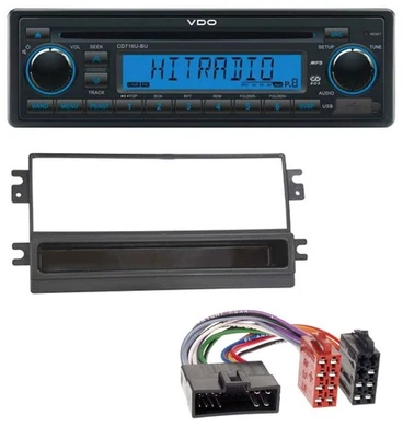 VDO AUX MP3 1DIN CD USB Autoradio für Kia Clarus Carens FL Carnival Sportage bis - Bild 1 von 4