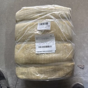 Sun Shade Sail  Beige 16’x16’ Wire  Super Ring Shade Sail Ht2r - Picture 1 of 4