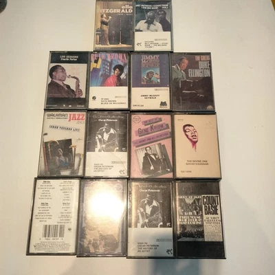 Vintage Cassette Tape Lot 14+ Jazz Soul+Funk_  Count Bassie & Various Artist - Image 1 of 3