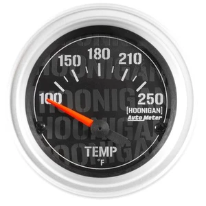 Auto Meter 4337-09000 Officially Licensed Hoonigan Water Temperature Gauge 2-1/1 - Picture 1 of 1