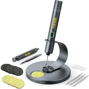 Kabelloser Lötkolben Set 200–450 °C, 7s Aufheizen, 4 Spitzen, Ständer – Für Repa - Bild 1 von 12