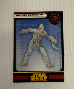 Star Wars Wookiee Berserker # 12 2005 Miniatures Game Stat Card only - Picture 1 of 2
